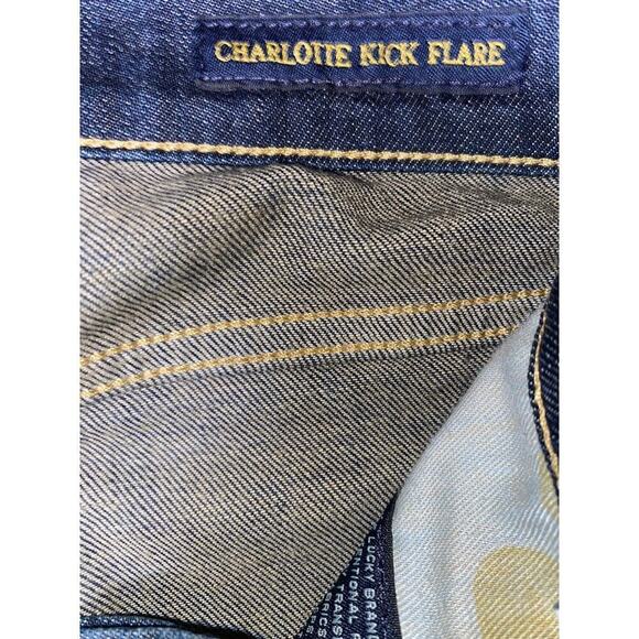 Lucky Brand Women's Charlotte Kick Flare Blue Denim Jeans EUC! Size 06/28 - Picture 8 of 8
